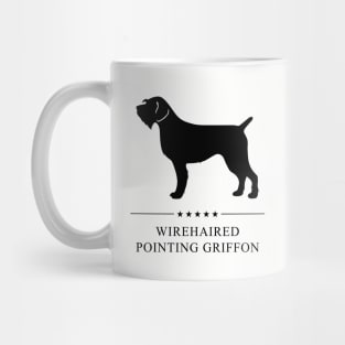 Wirehaired Pointing Griffon Black Silhouette Mug